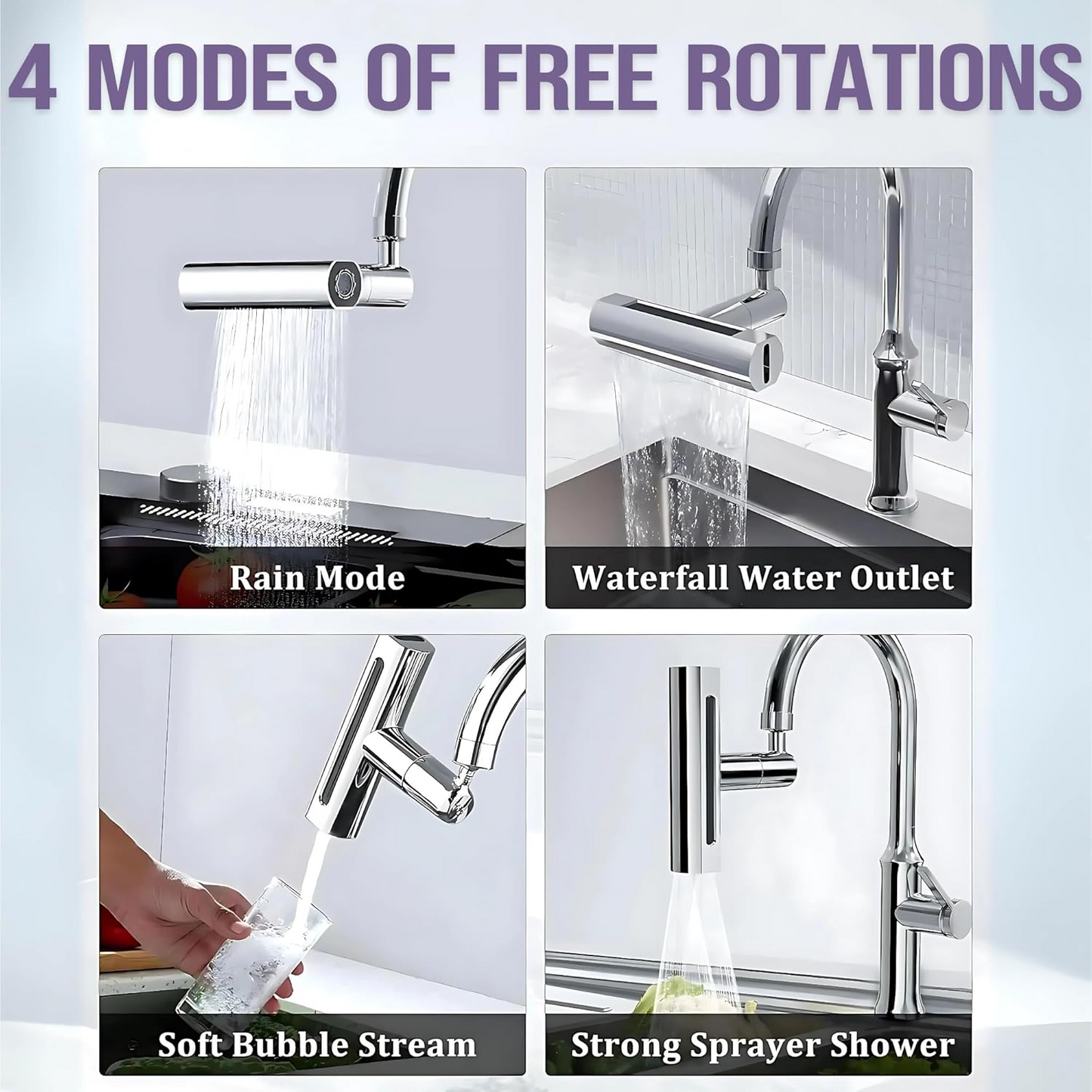 Heavy tap shower