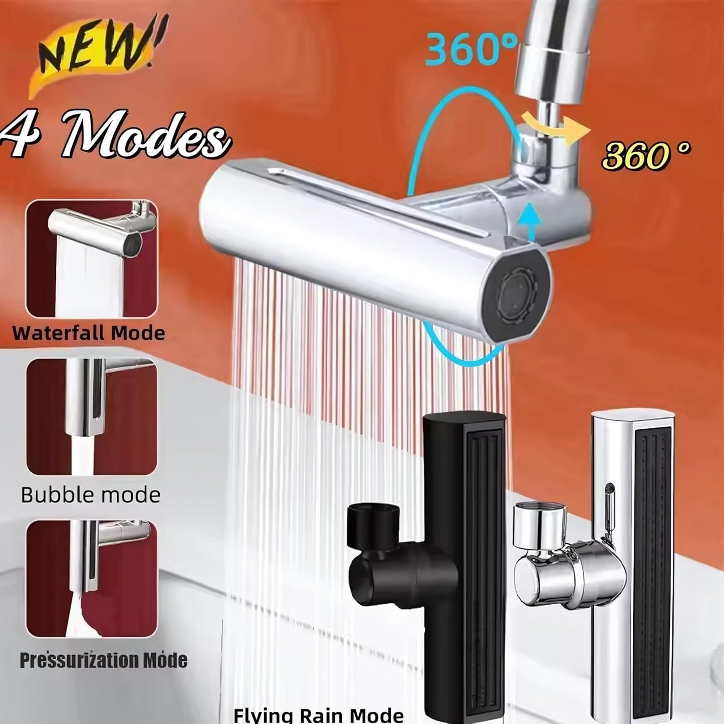 Heavy tap shower