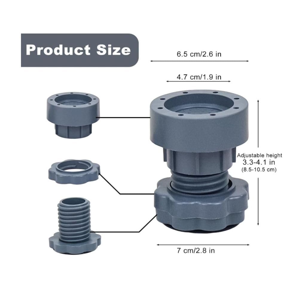 4 PCS Washing Machine Pads