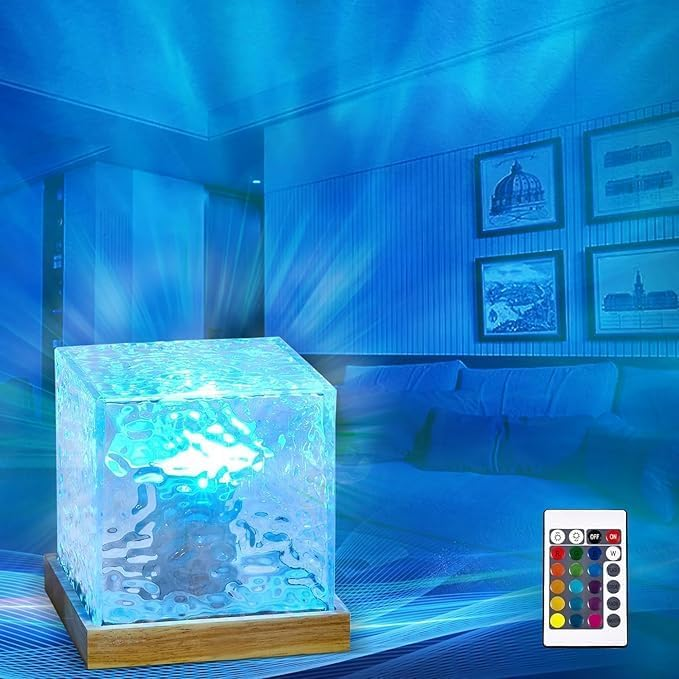 Ocean waves Night Light Lamp with multiple mood colors
