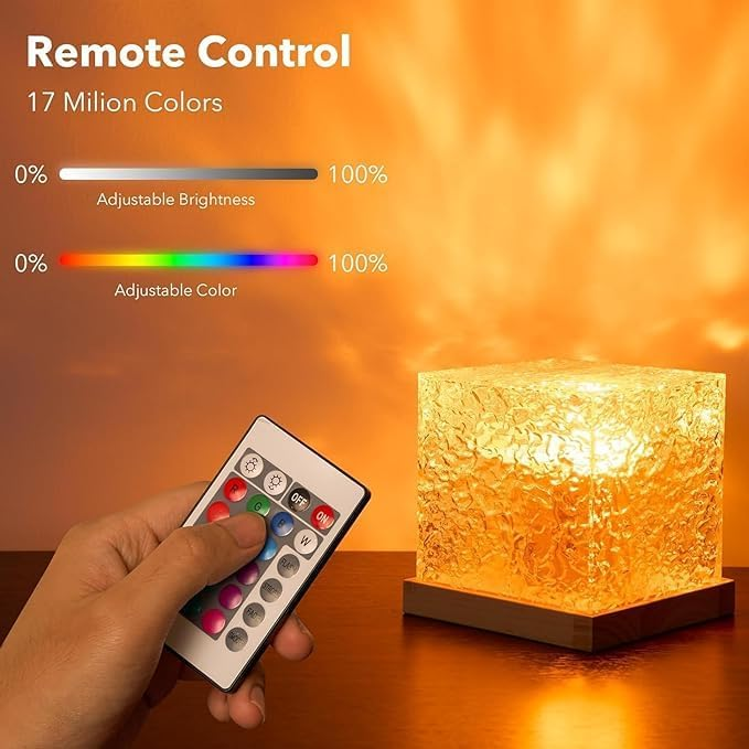 Ocean waves Night Light Lamp with multiple mood colors