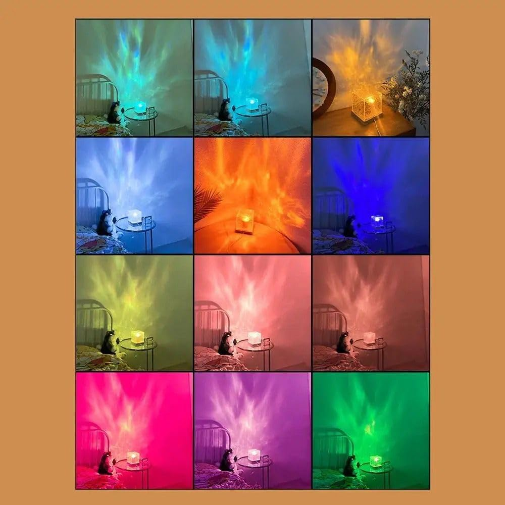 Ocean waves Night Light Lamp with multiple mood colors