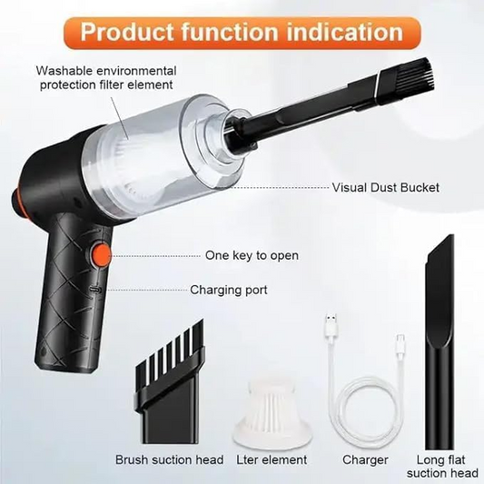 3 in 1 Car Wireless Vaccum Cleaner