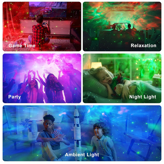 Astronaut Star Projector Night Light with Timer Galaxy Projector