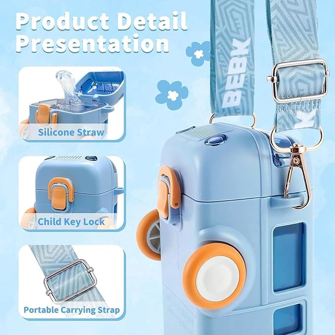 BUS SHAPED KIDS WATER BOTTLE