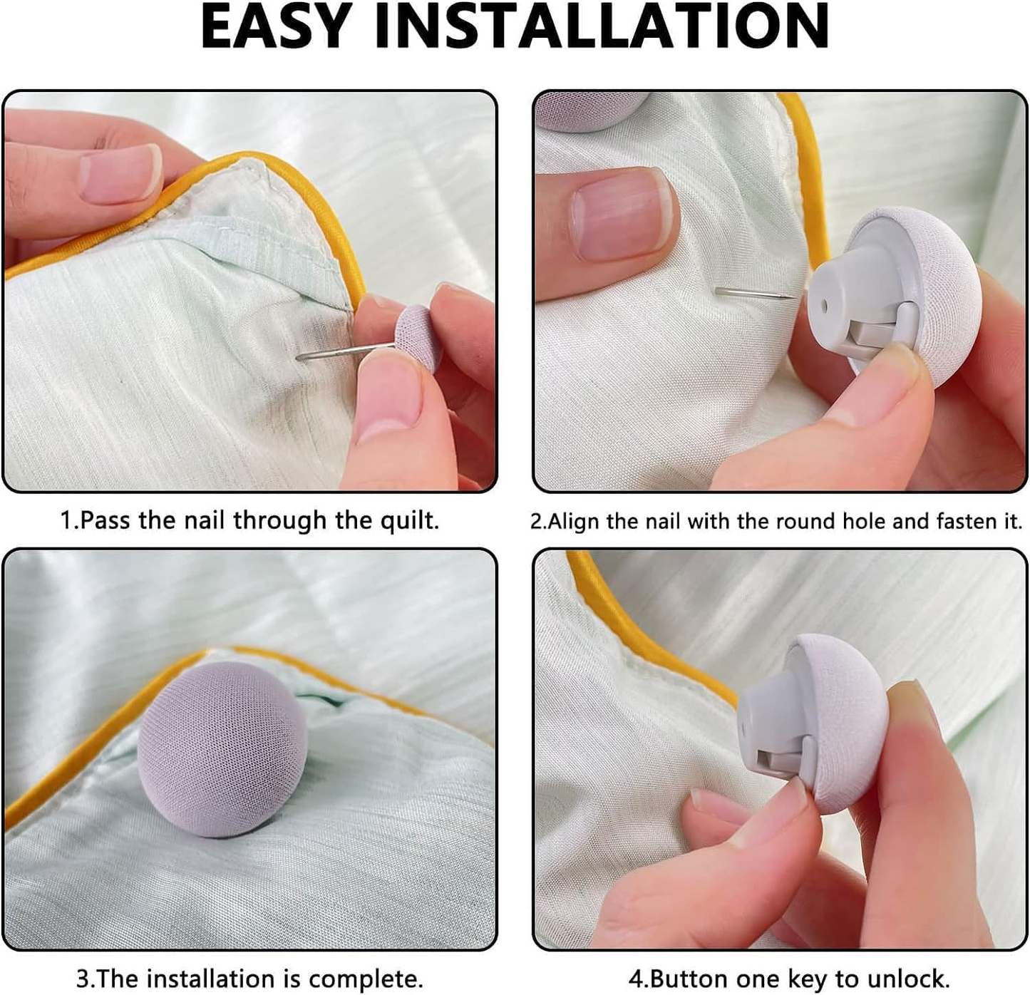 Non-Slip Duvet Cover Clips