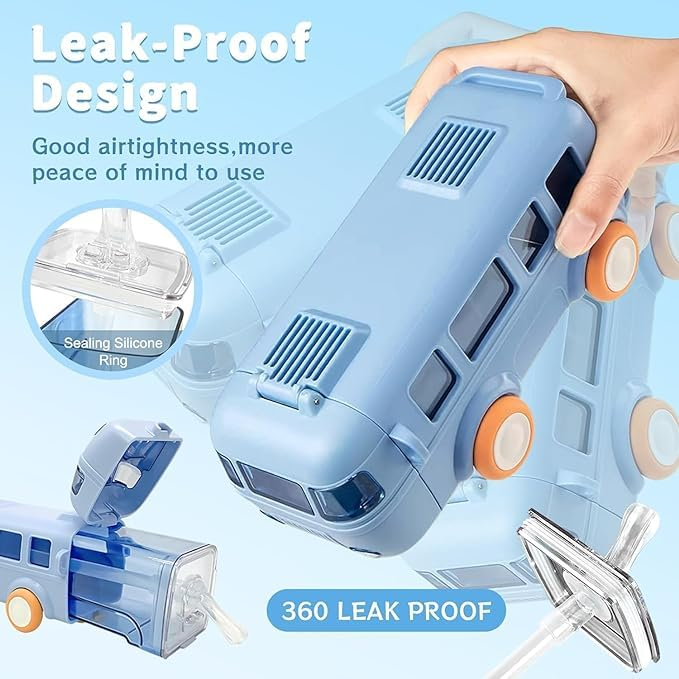 BUS SHAPED KIDS WATER BOTTLE