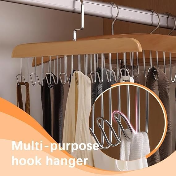 Multipurpose Wooden Hanger