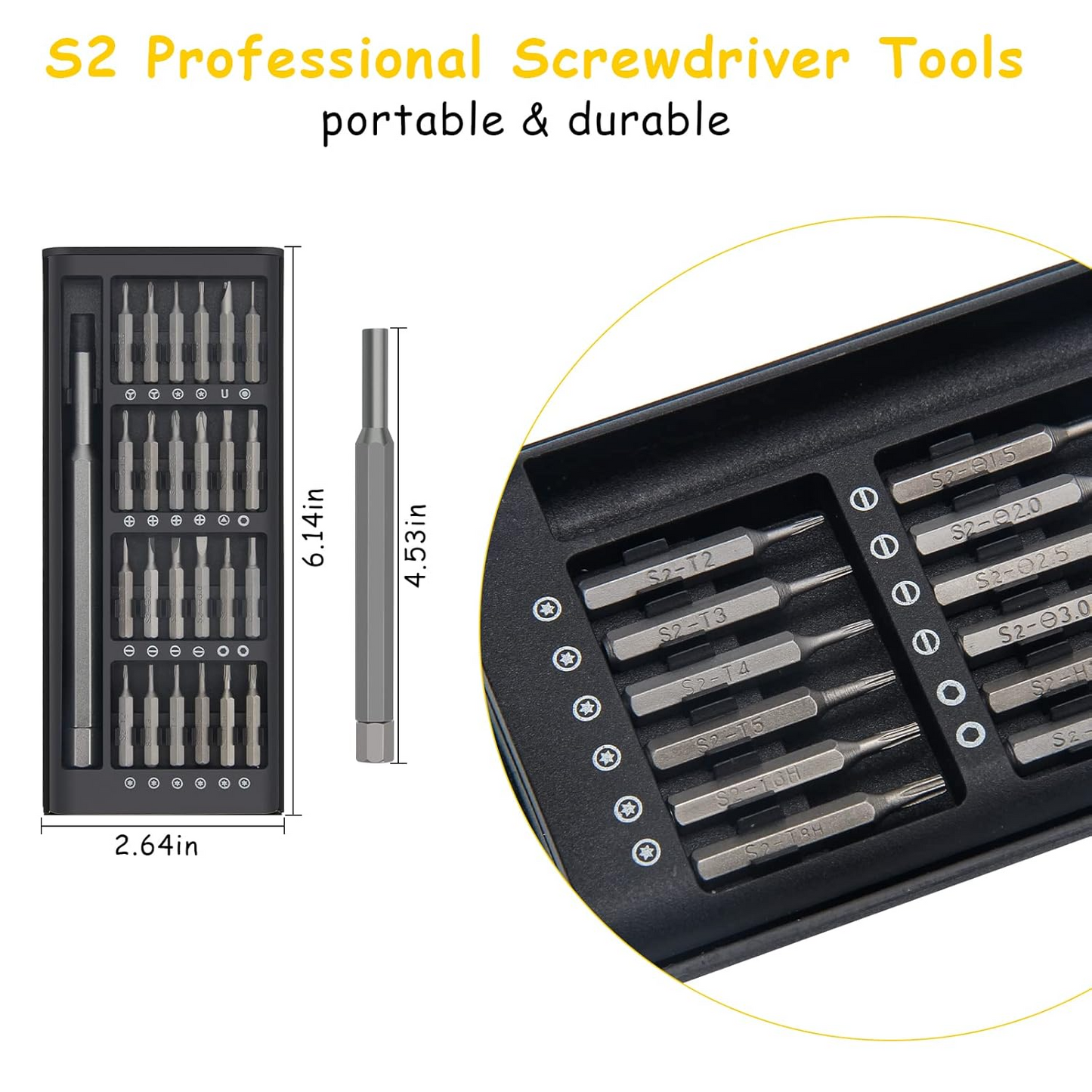 24 in 1 Mini Screwdriver Set with Case