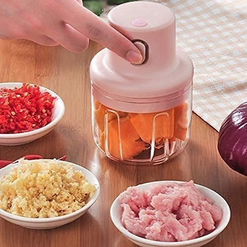 USB Rechargeable Mini Chopper for Vegetables and Garlic
