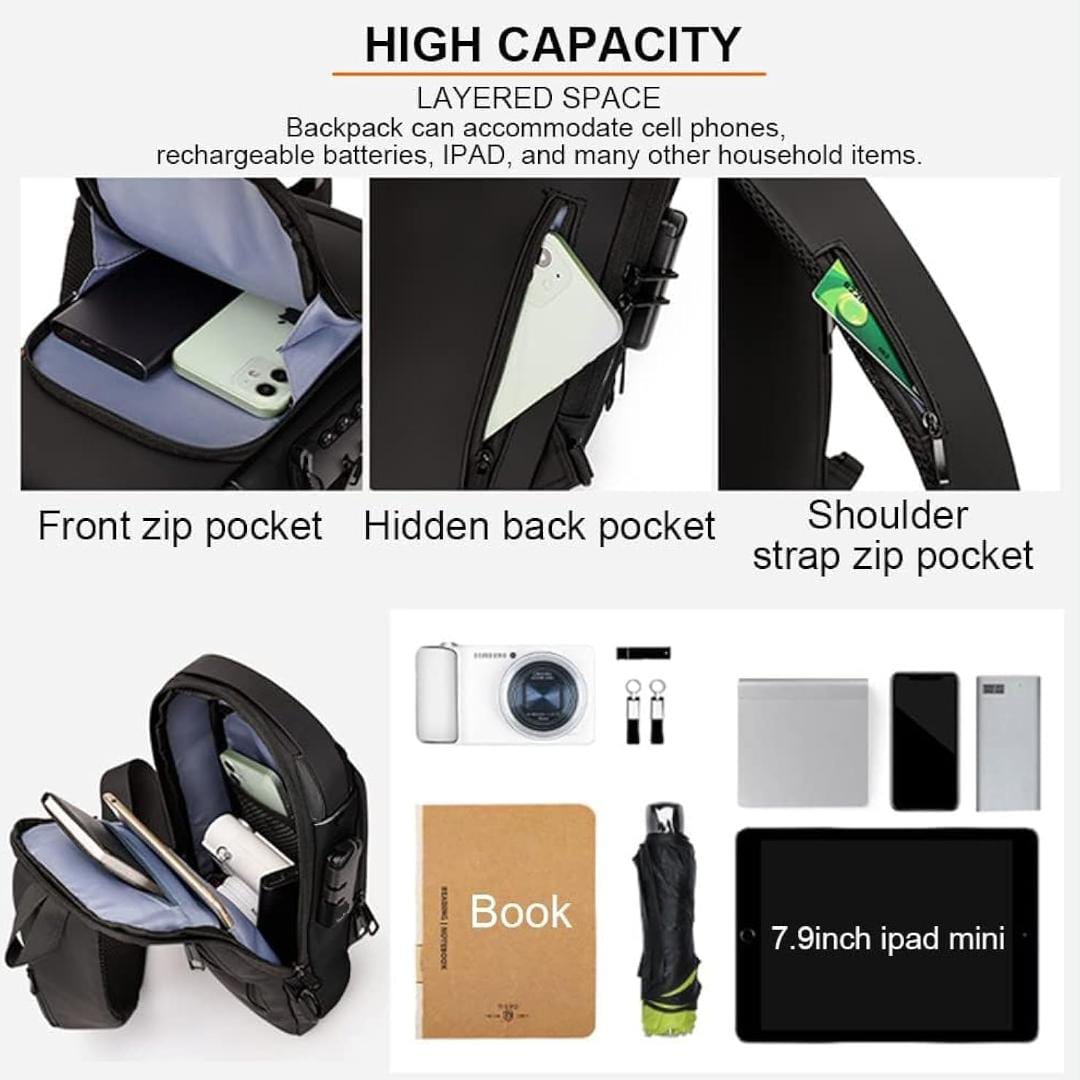 Anti theft Sling Bags