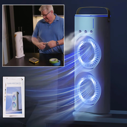 Double-Head Powerful Air Cooler 3 Wind Speeds