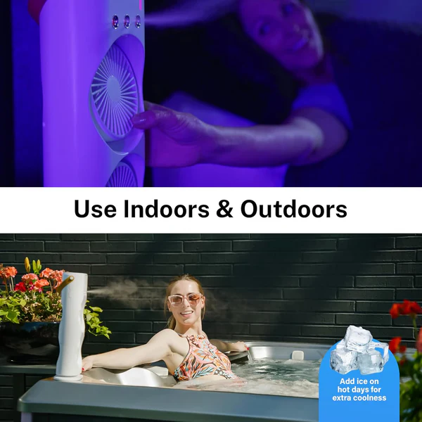 Double-Head Powerful Air Cooler 3 Wind Speeds