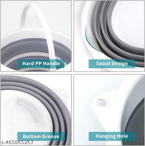 5L Silicone Folding Bucket