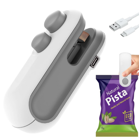 Portable Mini Sealing Machine, Handheld Packet Sealer for Food, Snacks, etc.
